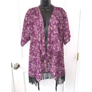 Purple fringe LuLaroe Monroe